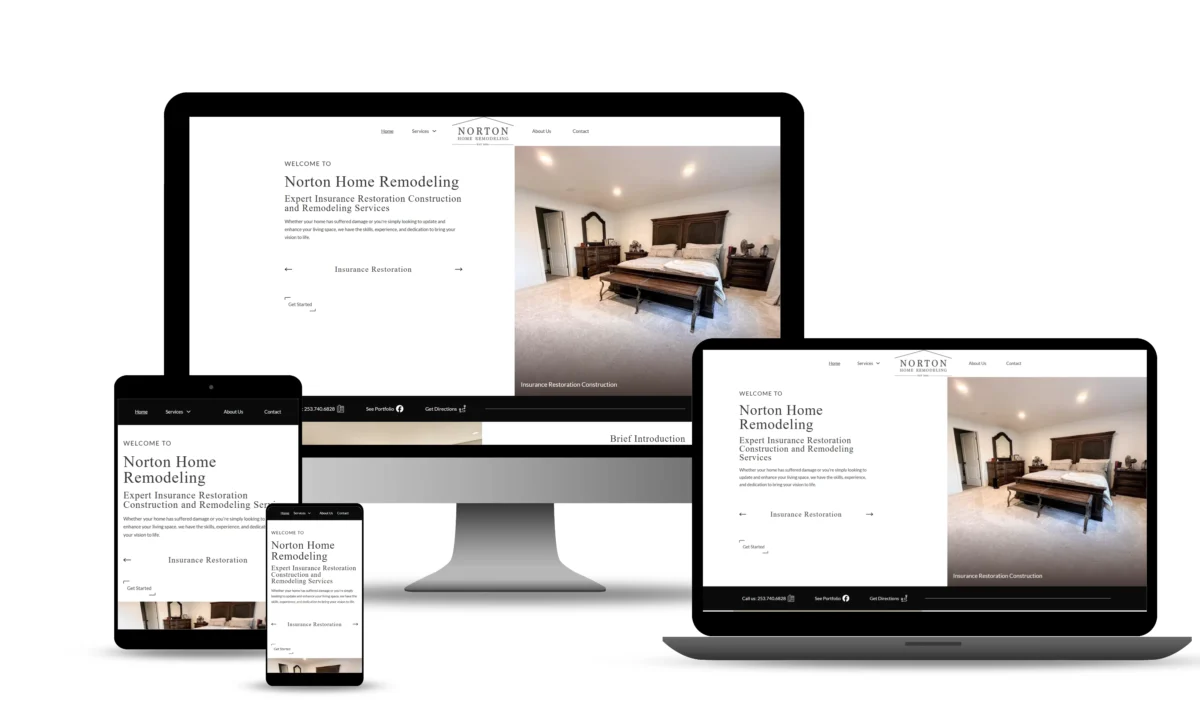 Norton Home Remodeling project screenshot