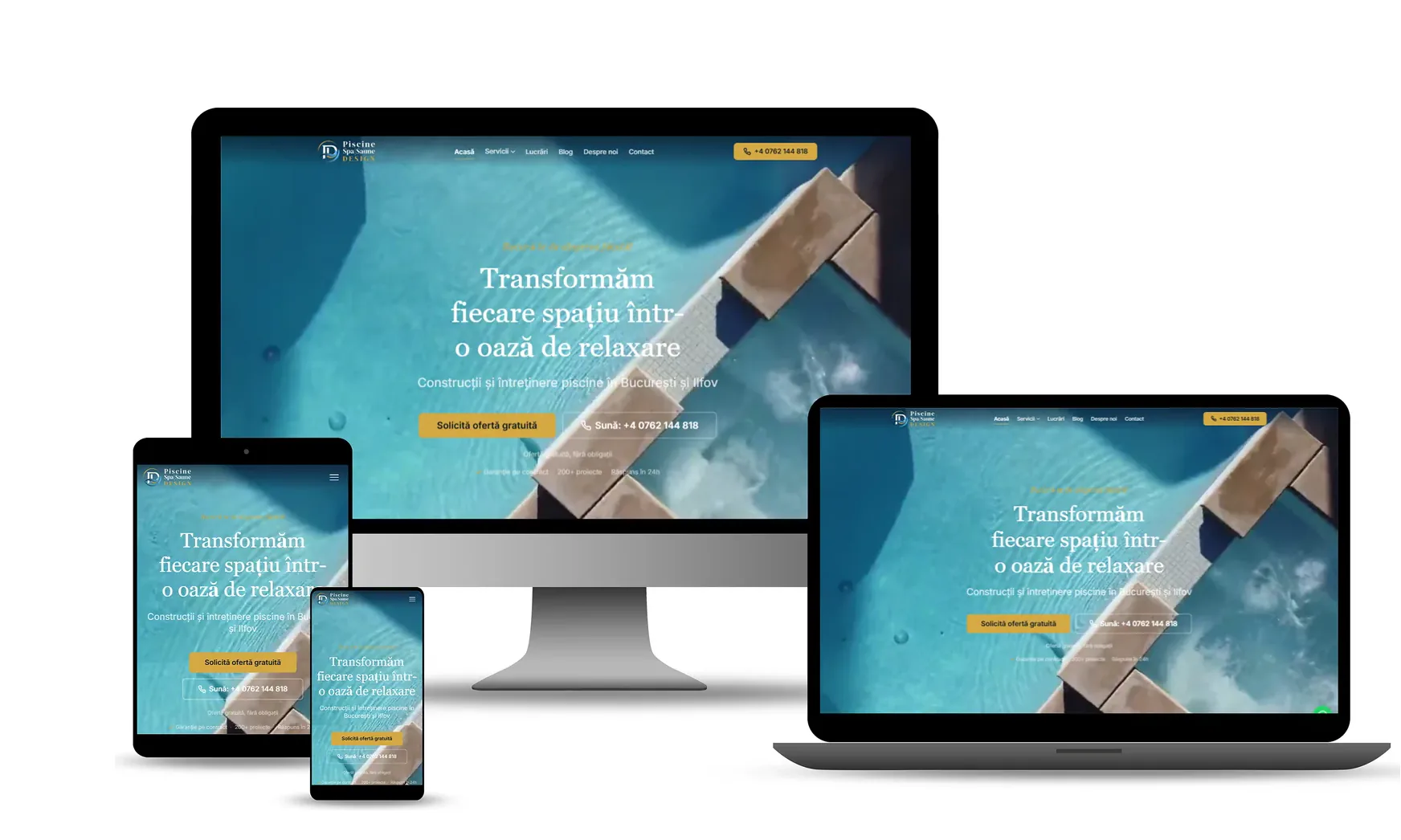 Piscine Design project screenshot