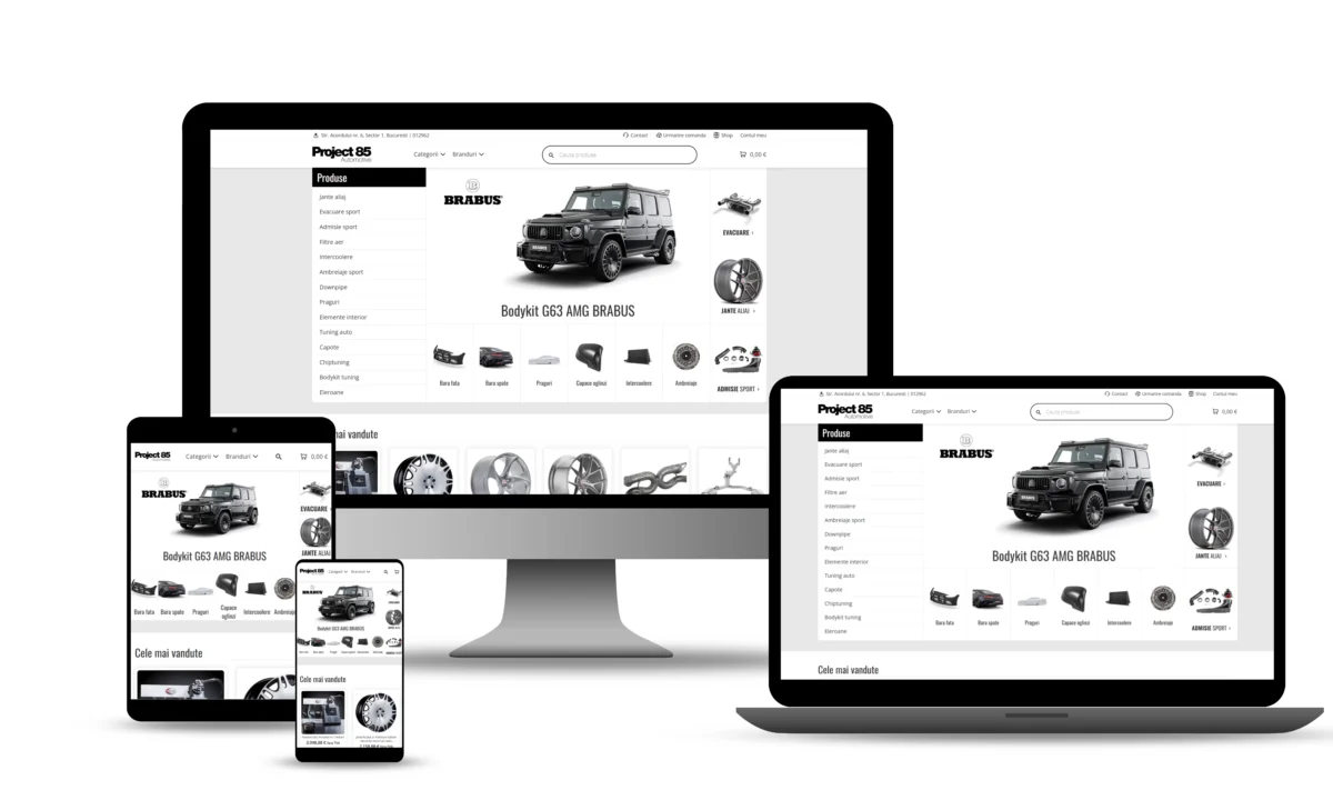 Project 85 project screenshot